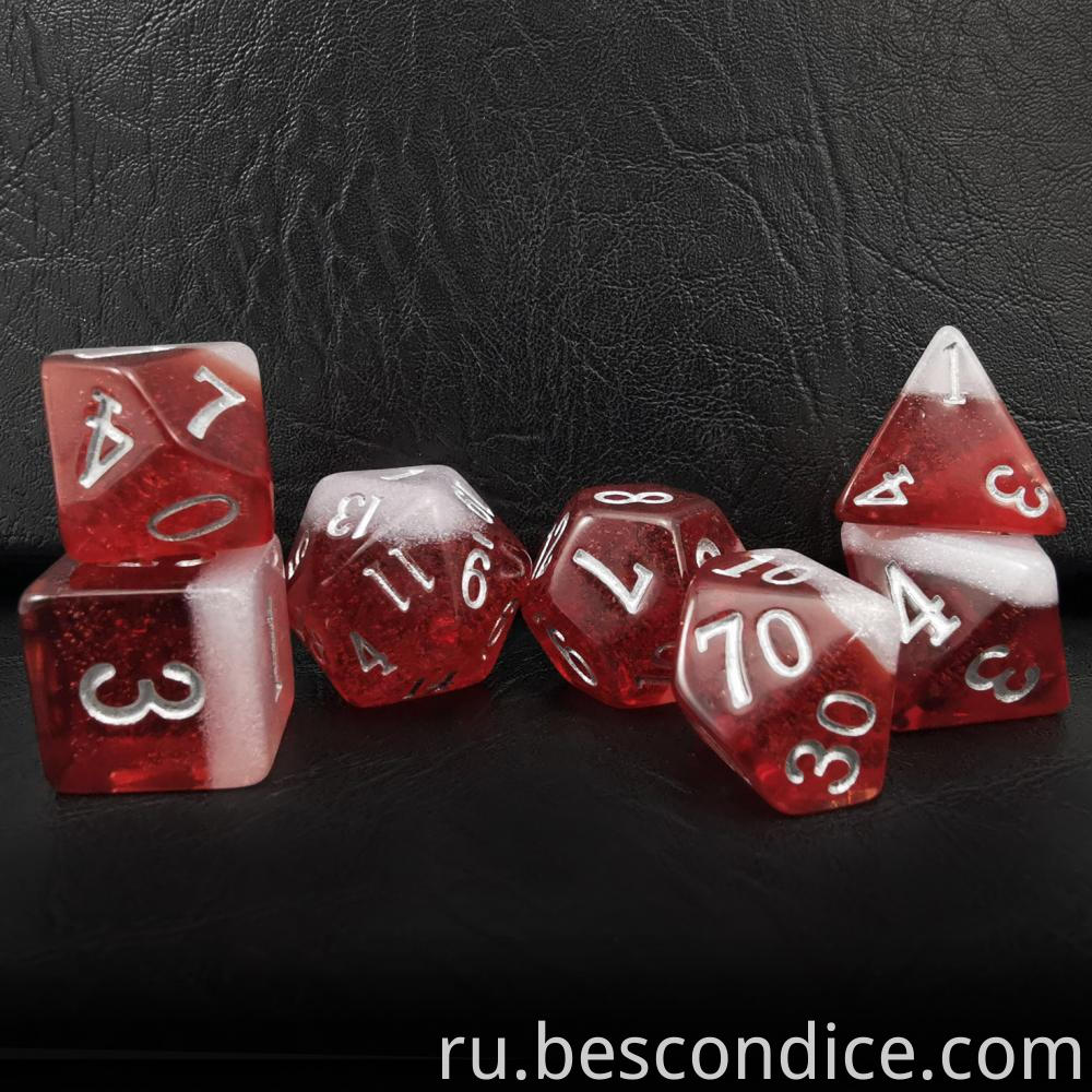 Novelty 7pcs Beerdice Polyhedral D D Dnd Dice 1